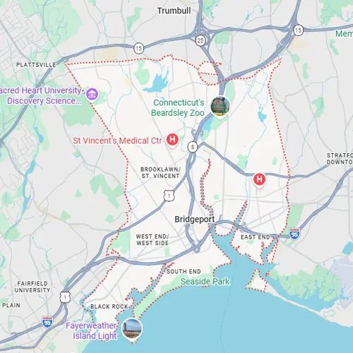 Bridgeport-Map